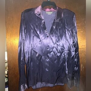 Vintage 80s silk shirt NWT